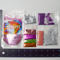 Colorful Extra Fine Glitter Bundle - 9 Bags