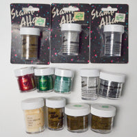 Assorted Embossing Powder Bundle - 13 Jars