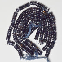 Dark Blue-Gray Rondelle Bead Strand Bundle