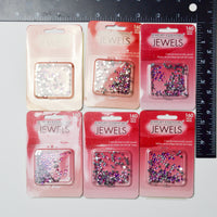 Jewelry Essentials Pink/Purple 3mm Round Acrylic Jewels Bundle - 6 Packs