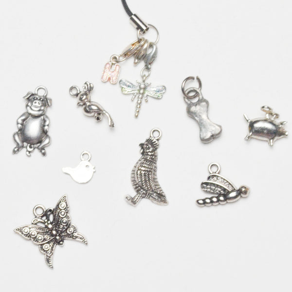 Assorted Silver Charm Bundle