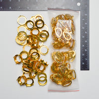 Gold Sew-On Prong Settings Bundle