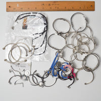 Bracelet Bangle Blanks with Magnets + Assorted Cords & Settings