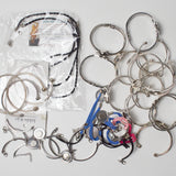 Bracelet Bangle Blanks with Magnets + Assorted Cords & Settings