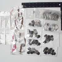 Metal Cabochon Mounts, Cabochon Bracelet Blanks + Assorted Jewelry Findings