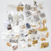 Assorted Metal Beads + Findings Bundle