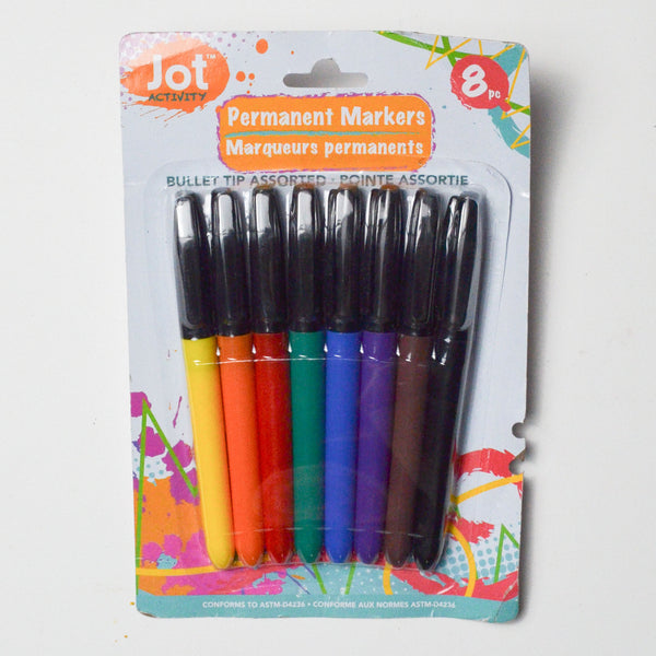 Jot Activity Permanent Markers - Set of 8 Default Title