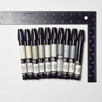 Gray + Black Chartpak Ad Markers - Set of 10