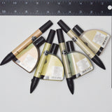 Yellow-Brown + Light Olive Green Pantone Tria Markers + Refill Ink - Set of 4