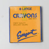 Sargent Vintage Large Crayons - Set of 8