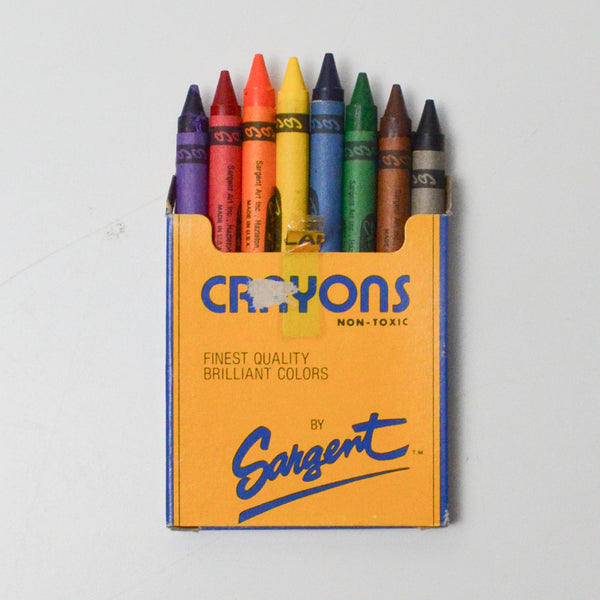 Sargent Vintage Large Crayons - Set of 8