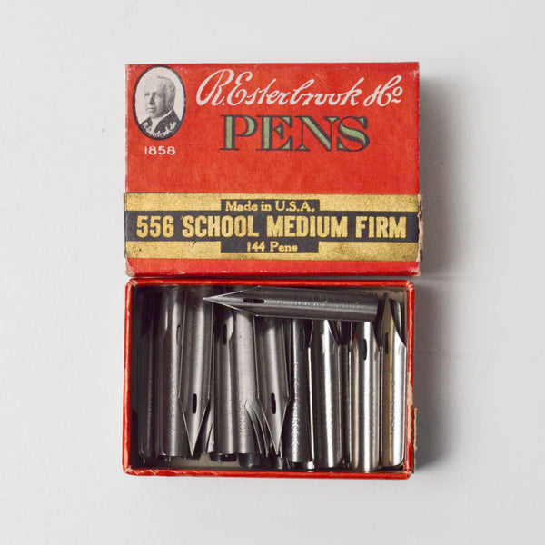 Vintage R. Esterbrook 556 Advanced School Pen Nibs - Full Box