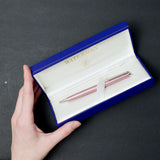 Shimmery Pink Waterman Hemisphere Ballpoint Pen in Box