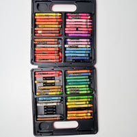 Vintage Prang Crayon Set in Plastic Case