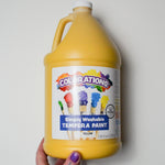 Yellow Colorations Tempera Paint - 1 Gallon Jug