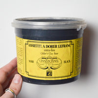 Black Charbonnel Extra-Fine Gilder's Clay Base - 1 Tub