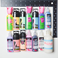 Assorted Fabric Paint - 14 Tubes