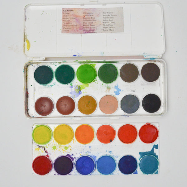 Grumbacher Deluxe Transparent Watercolors - 24 Colors