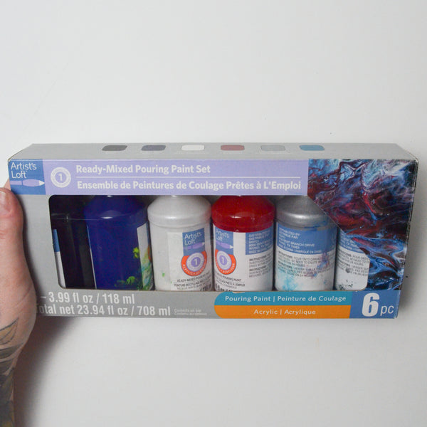 Artist's Loft Ready-Mixed Pouring Paint Set - 6 Bottles