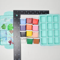 Mini Tubs with Lids Paint Palette - 12 Colors