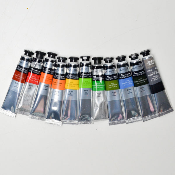 Master's Touch Watercolor Paint - 11 Tubes