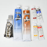 Winsor + Newton, Grumbacher + Rembrandt Oil Paint Bundle - 7 Tubes