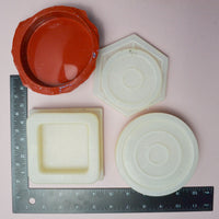 Round + Square Silicone Molds - Set of 7