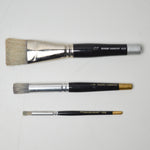 Robert Simmons Short Paint Brushes - Set of 3