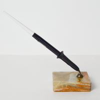 Calligraphy Pen with Marble Stand Holder