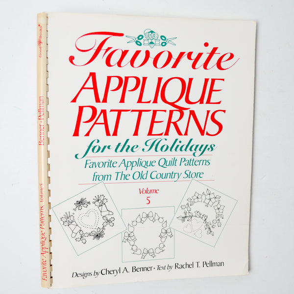 Favorite Applique Patterns for the Holidays Book