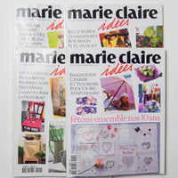 Marie Claire Idees French Language Craft Idea Magazines, 2001 - 4 Issues Default Title