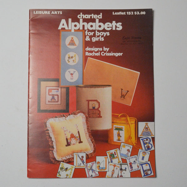 Leisure Arts Charted Alphabets for Boys & Girls - Leaflet 152 Default Title