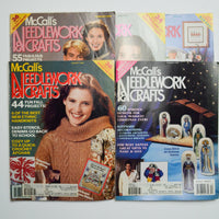 McCall's Needlework & Crafts Magazine, 1990 - 5 Issues