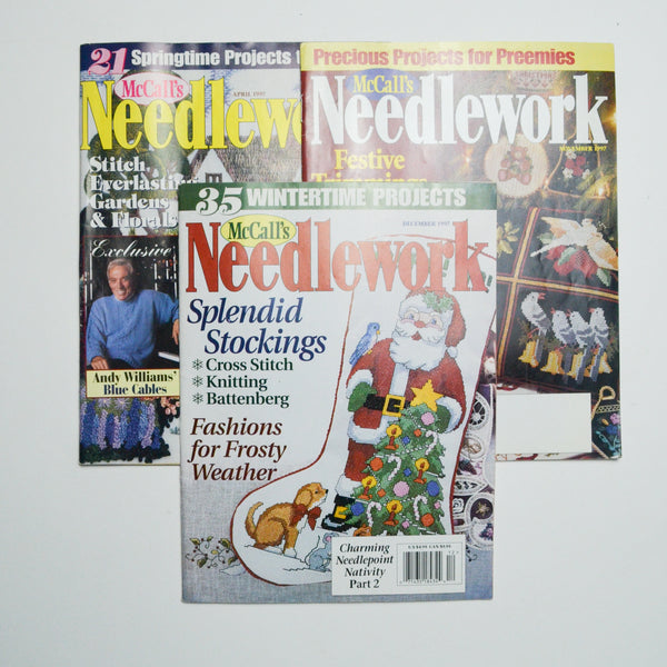 McCall's Needlework Magazine, 1997 - 3 Issues