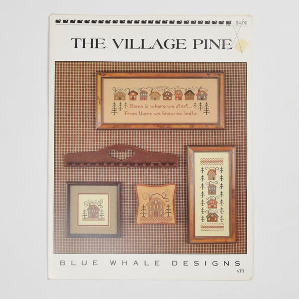 Blue Whale Designs The Village Pine Cross Stitch Pattern Booklet