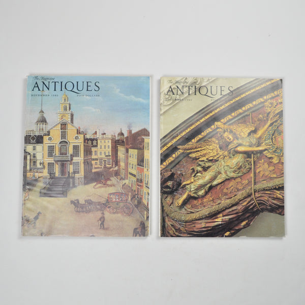 The Magazine Antiques, November + December 1985 - Set of 2