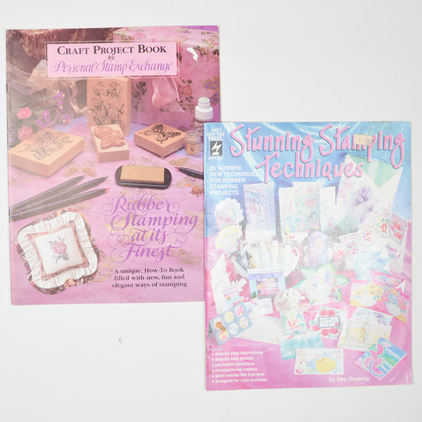 Rubber Stamping Booklets - Set of 2