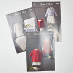 James C. Brett Children's Sweaters Knitting Pattern Booklets - Set of 3