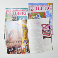 American Patchwork + Quilting Magazines - Set of 3