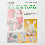 Holiday Coaster Sets in Plastic Canvas Leisure Arts Leaflet #1285