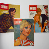 Modern Knitting Magazine, 1968 + 1969 - Set of 3