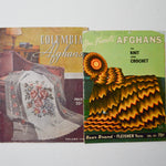 Vintage Afghan Pattern Booklets - Set of 2