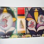 Mar Bek Christmas Tree + Angel Cross Stitch Pattern Booklets - Set of 3