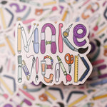 Make Mend Tools Sticker