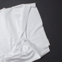 Shiny White Synthetic Stretch Knit Fabric - 46" x 66" Default Title