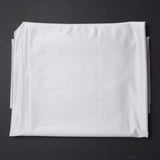 Shiny White Synthetic Stretch Knit Fabric - 46" x 66" Default Title