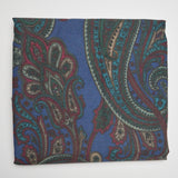 Dark Paisley Stiff Woven Fabric - 51" x 96"