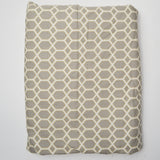 Gray, White + Yellow Woven Upholstery Fabric - 56" x 132"