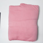 Pink Brushed Texture Knit Fabric - 70" x 80"