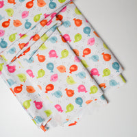 Colorful Baby Chicks Polyurethane Laminate Waterproof Fabric - 56" x 56"